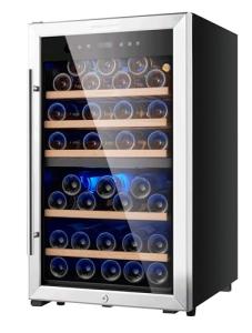 FOVOMI Dual Zone 52-Bottle Wine Refrigerator