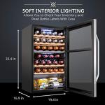 Ivation Dual Zone 33-Bottle Wine Cooler Refrigerator