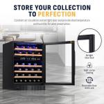NewAir 24" Dual Zone Wine Cooler Fridge