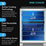 Zephyr Brisas 24-Inch Dual Zone Wine Fridge