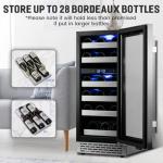 VINECOLD 15-Inch Dual Zone Wine Cooler Fridge