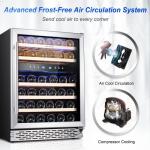 24-Inch Phiestina Wine Cooler for 46 Bottles