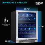 Zephyr Brisas 24-Inch Dual Zone Wine Fridge