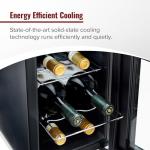 6-Bottle Compact Wine Cooler with Digital Control