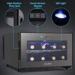 JINJUNYE 8-Bottle Countertop Wine Cooler Refrigerato