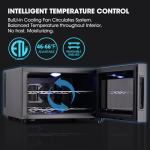 JINJUNYE 8-Bottle Countertop Wine Cooler Refrigerato