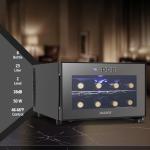 JINJUNYE 8-Bottle Countertop Wine Cooler Refrigerato