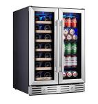 Kalamera 24" Dual Zone Wine & Beverage Fridge