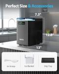 Aeitto Countertop Nugget Ice Maker Machine 40Lbs/24H