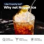 EUHOMY Countertop Nugget Ice Maker Machine 34lbs