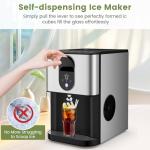 COSTWAY Portable Nugget Ice Maker - 56 lbs/24h