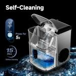 EUHOMY Countertop Nugget Ice Maker Machine 34lbs
