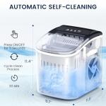 Joy Pebble Portable Stainless Steel Ice Maker 26Lbs