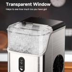EUHOMY Countertop Nugget Ice Maker Machine 34lbs