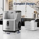 EUHOMY Countertop Nugget Ice Maker Machine 34lbs