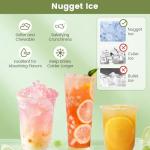 COSTWAY Portable Nugget Ice Maker - 56 lbs/24h