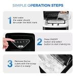 Portable Self-Cleaning Countertop Ice Maker Machine