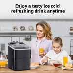Portable Self-Cleaning Countertop Ice Maker Machine