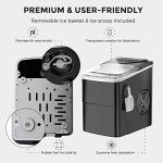 Portable Self-Cleaning Countertop Ice Maker Machine