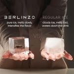 Berlinzo Clear Ice Cube Maker - 2.1-Inch Cubes