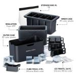 Berlinzo Clear Ice Cube Maker - 2.1-Inch Cubes