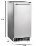 Scotsman Undercounter Ice Maker with Pump Drain