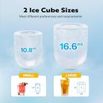 VIVOHOME 26lbs Countertop Ice Maker - Red