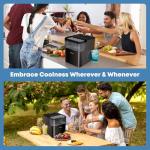 JINJUNYE Portable Ice Maker - 35lbs/Day