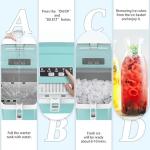 ZAFRO Portable Countertop Ice Maker - 9 Cubes/6 Mins