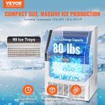 VEVOR 265LBS Commercial Ice Maker Machine