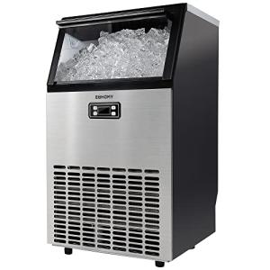 EUHOMY 95lbs Stainless Steel Ice Maker Machine