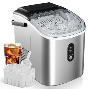Portable Ice Maker with Carry Handle - 26.5lbs/Day