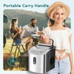 Portable Ice Maker with Carry Handle - 26.5lbs/Day