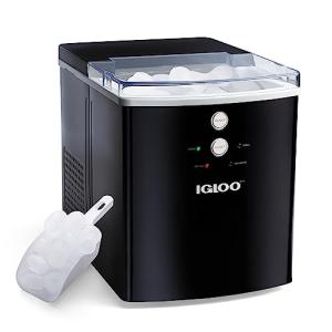 Portable Electric Ice Maker - 33 lbs/24 hrs