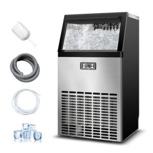 Compact Stainless Steel Commercial Ice Maker Machine