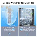 Heavy-Duty Ice Maker with Self-Cleaning Feature