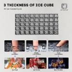 130LBS Commercial Ice Maker with Storage Bin