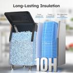 Heavy-Duty Ice Maker with Self-Cleaning Feature