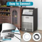 Compact Stainless Steel Commercial Ice Maker Machine