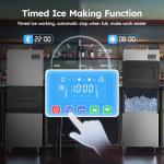 Heavy-Duty Ice Maker with Self-Cleaning Feature
