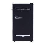 Frigidaire Retro Compact Fridge with Chiller - Black