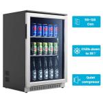 20" Beverage Refrigerator with Glass Door – 120 Can