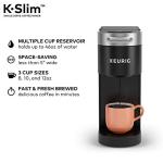 Keurig K-Slim Single Serve Coffee Maker, Black