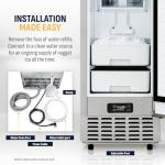 Newair 15" Nugget Ice Maker - 66 lbs Daily