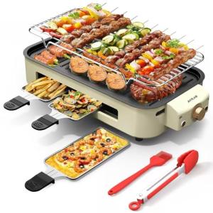 AORAN Electric Smokeless Indoor Grill & Griddle