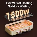 AORAN Electric Smokeless Indoor Grill & Griddle