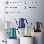 Fabuletta 1500W Stainless Steel Gooseneck Kettle