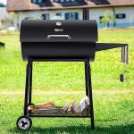 Royal Gourmet 30" Charcoal Grill with Side Table