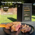 EAST OAK 30" Remote-Controlled Outdoor Electric Smoker