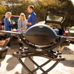 Weber Q1200 Portable Liquid Propane Grill - Black